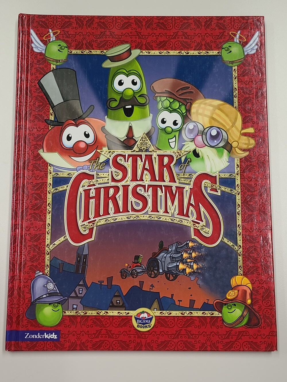 VeggieTales The Star of Christmas Hardcover Book by Cindy Kenney - Excellent